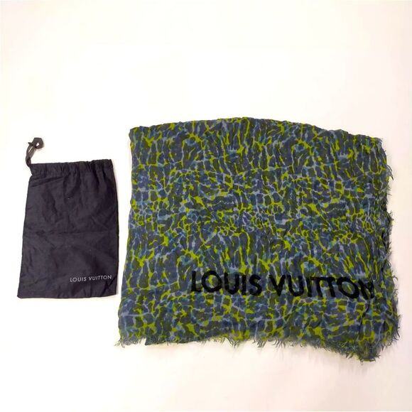 LIMITED EDITION Louis Vuitton Stephen Sprouse Multicolor Graffiti Shawl Wrap - Picture 2 of 11